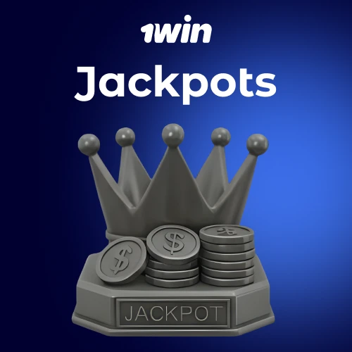Jackpots en 1win con premios acumulados en slots como Mega Moolah y WowPot.