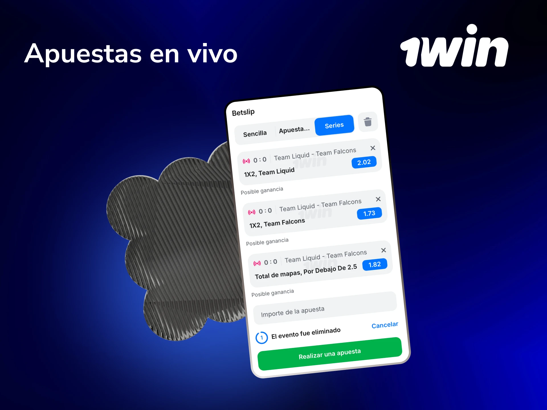 Apostá en vivo con odds actualizadas en tiempo real durante los partidos disponibles en 1win.