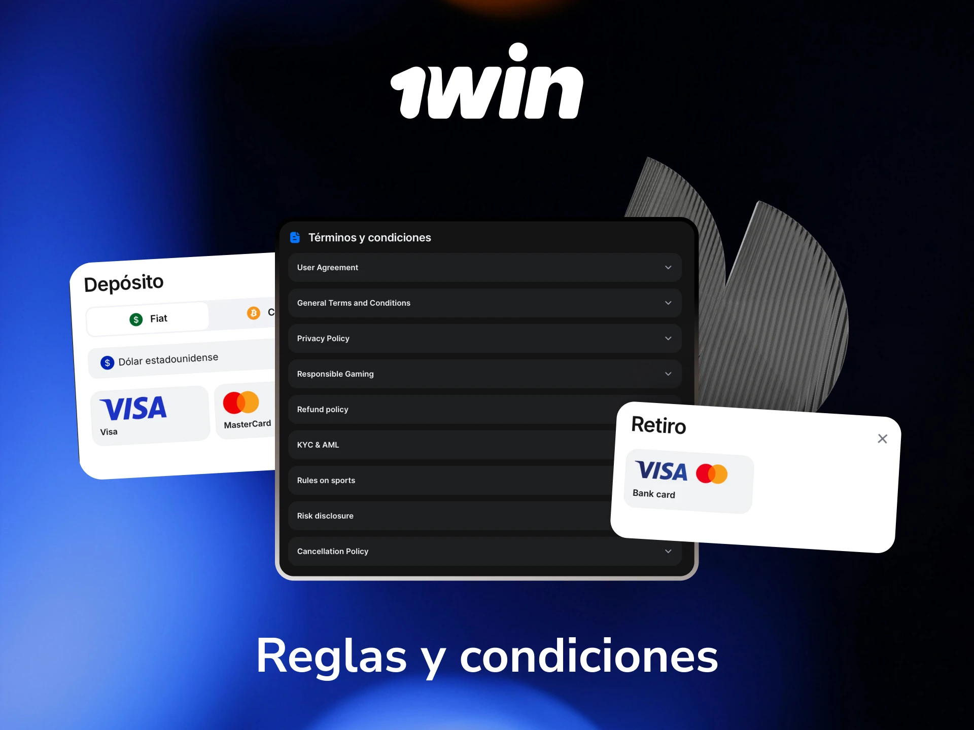 Conocé las reglas y condiciones de uso de 1win para apostar y jugar en el casino desde México.