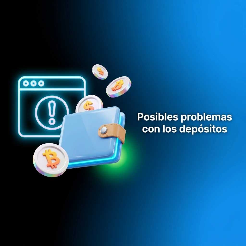 Lista de problemas comunes con depósitos: pago rechazado, pendiente, datos erróneos, límite excedido y verificación KYC