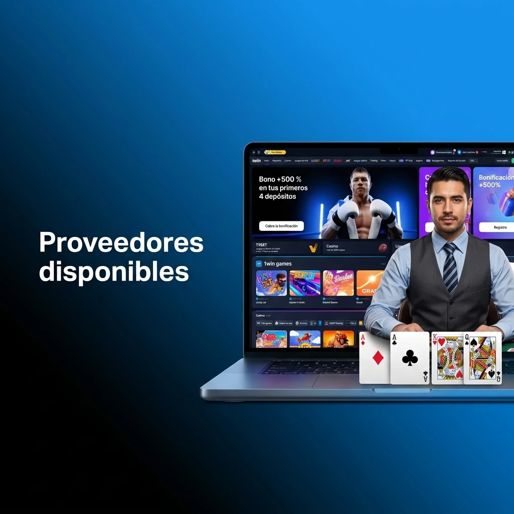 Logos de Evolution, Pragmatic Play Live y Playtech Live como proveedores disponibles de casino en vivo con dealers en español