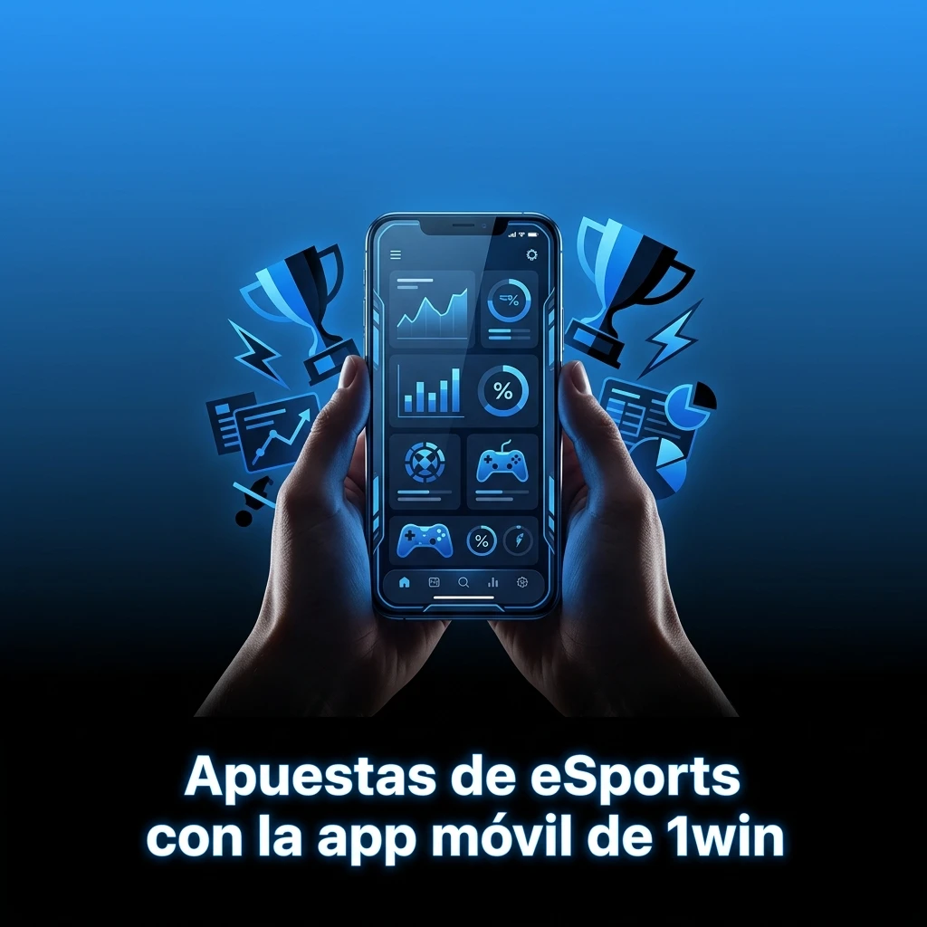 App móvil 1win para apuestas de eSports: marcadores, cuotas y apuestas en vivo, con depósitos y retiros en un panel