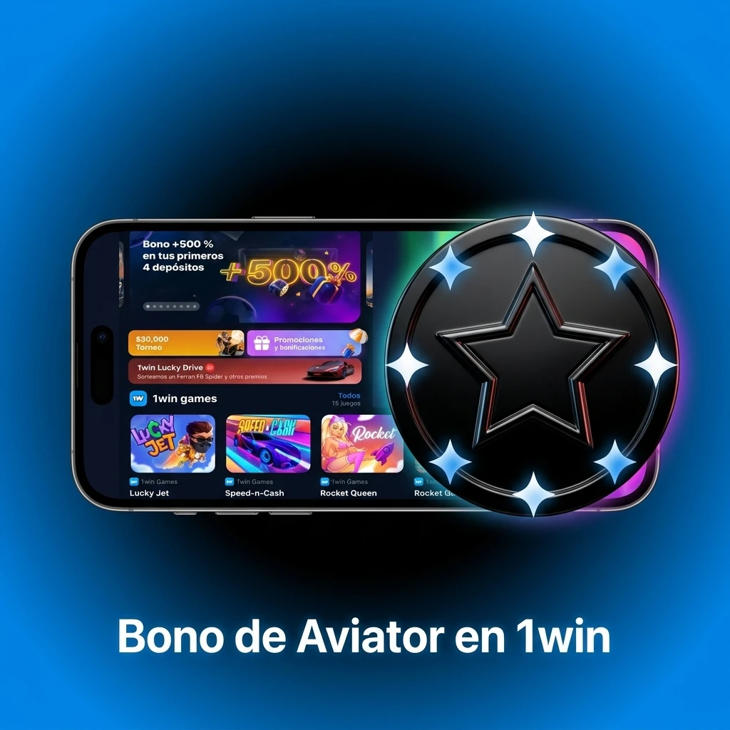 Bono Aviator en 1win: bienvenida 600% en 4 depósitos, cashback hasta 30%, giros gratis y recompensas VIP