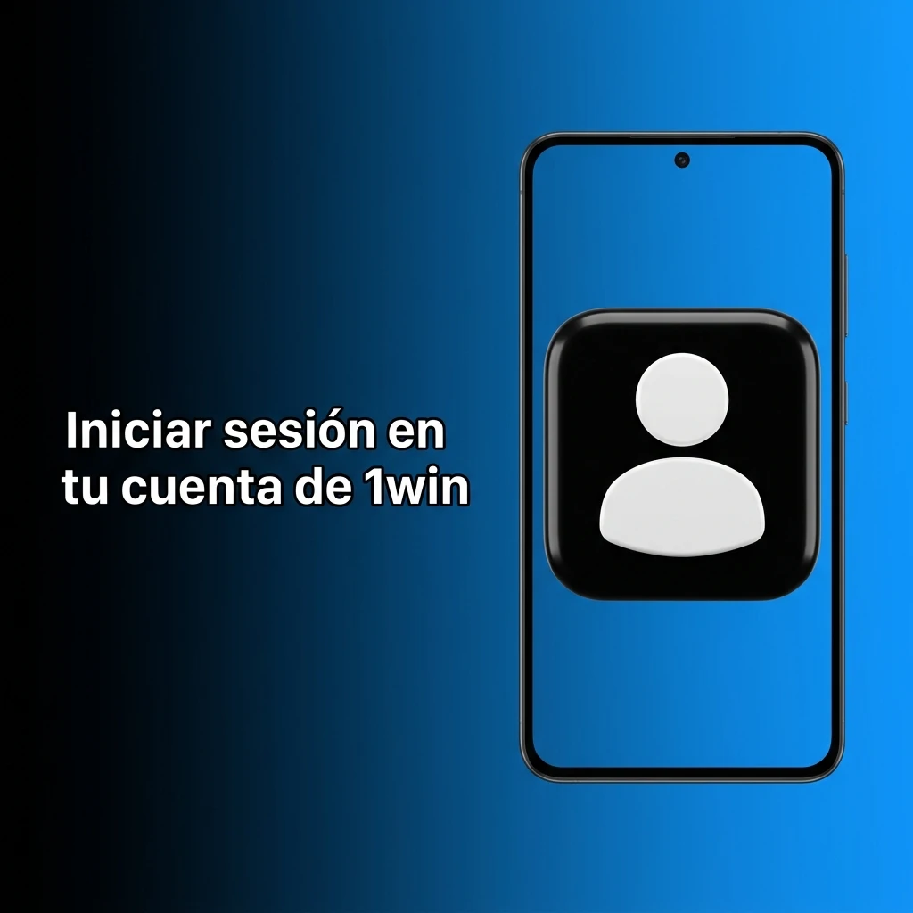 Pantalla de inicio de sesión de 1win para entrar con correo o teléfono, contraseña y verificación de seguridad